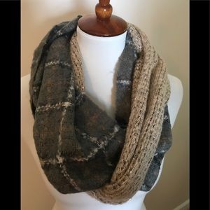 Anthropologie mixed media scarf